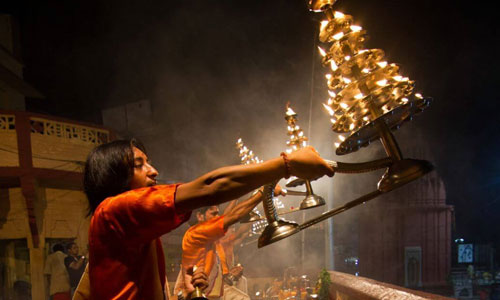ancient ghats of Benaras